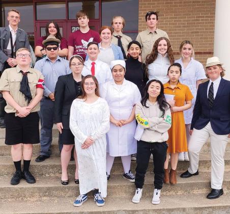 The Lingleville One Act Play team is hosting a public performance on Thursday, March 30 at 7 p.m. in the intermediate gym with visitors able to enter through the front entrance. The team ended the season as district champions. | submitted photo