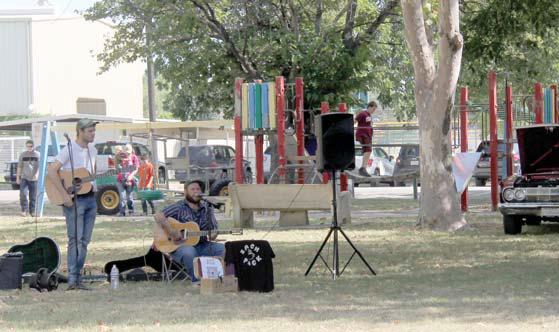Musicians entertained at the car show in the park. Wyndi Veigel | Citizen staff photo