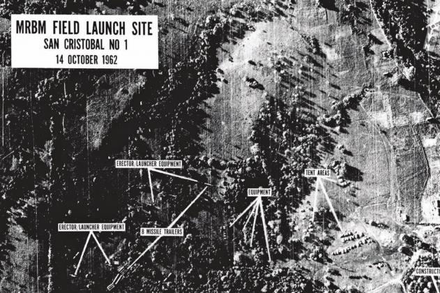 This is one of the photographs shown to President Kennedy on October 16 1962 showing medium range ballistic missile launch sites being readied in Cuba. | submitted photo