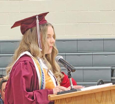 Salutatorian Cambri Coburn