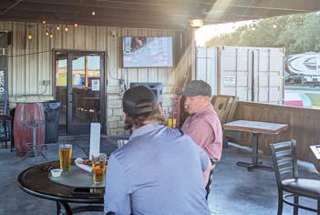 Red Barrel’s outdoor patio