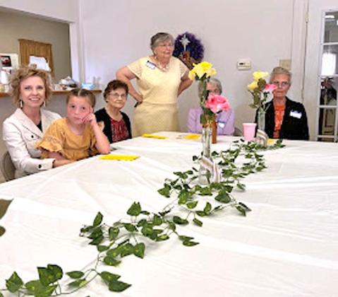 Attendees of Laurel Street United Methodist Church celebrate the church’s 140th anniversary Saturday, April 29. Deborah McClatchy | Citizen staff photo