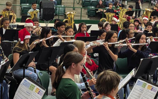 Dublin ISD Bands perform Christmas Concert - Dec. 11