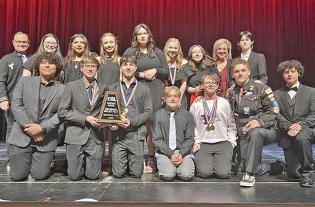 Dublin High School one act play cast and crew are heading to Bi-Distict in Graham on Saturday, March 11 after earning several accolades in Zone and District competition last week. | submitted photo