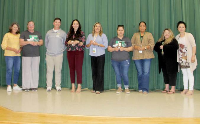 Teachers receive year-end awards