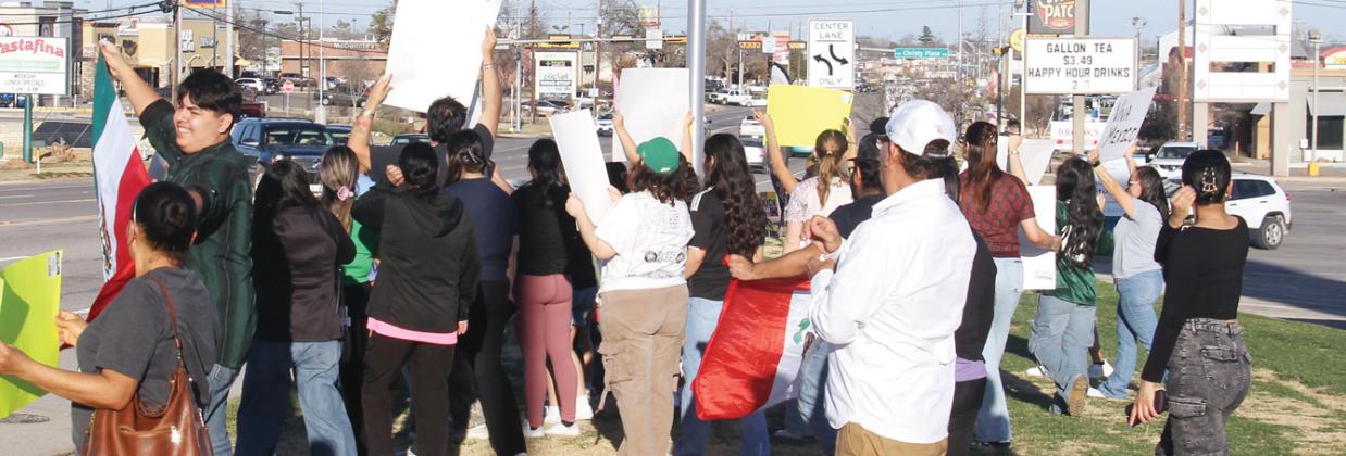 Protest occurs over immigration crackdown