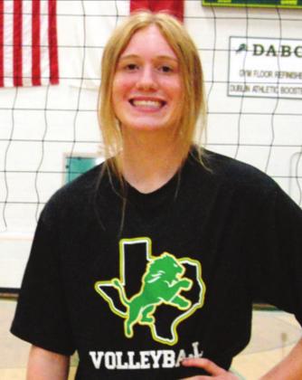 No. 2 Lyla Anderson Sophomore