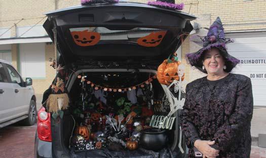 A spooky witch with friends in her trunk are all lined up for a photo op at the trunk-or-treat. The witch received the prize for best costume at the event from the Elk’s Lodge. For more winners see page 7A. Wyndi Veigel | Citizen staff photo