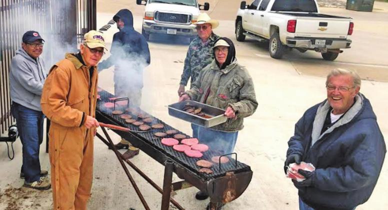 Rotarians serving for a fun field day