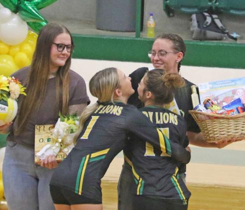 Dublin Lady Lions Volleyball Senior Night was held Tuesday, Oct. 14. Senior honored included: Ingrid Hernandez, Yasmin Esparza, Derby Kukla, Emma Mitchell, Olivia Salyer, Sandra Vasquez and manager Nomi Thompson. Paul Gaudette | Citizen staff photos