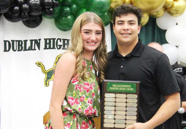 Fighting Heart Award Madilyn Loper (also Volleyball MVP), Chris Teten (also Outstanding Defensive Baseball Player)
