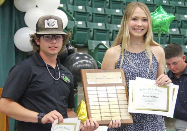 Outstanding Golf Players Charlie Rasberry, Bailey Watson