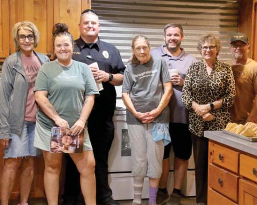A team of meal volunteers works together to provide meals throughout the week at the Double N Cowboy Church VBS. The team cooked grilled cheese sandwiches for the participants. For more photos see the Dublin Citizen Facebook page.