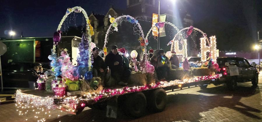 ChristmasVILLE took Erath County by storm Saturday, Nov. 29 featuring a day of activities, shopping, Stephenville’s Christmas Parade and fireworks to kick off the holiday season. Below, Dublin 4-H joined in on the fun showing a float with Christmas lights. Dublin’s Christmas parade is this Saturday at 6 p.m. For more photos see The Dublin Citizen’s Facebook page. Wyndi Veigel-Gaudette | Citizen staff photo