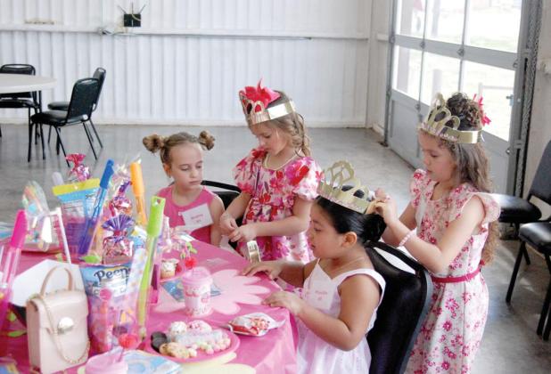 Young Little Miss Contestants enjoy a tea party fit for a princess arranged by pageant organizers. The tea party was held Sunday, March 3 at the Station and allowed the participants to have an afternoon of fun complete with snacks, crafts and of course, crowns. For photos see the Dublin Citizen Facebook page. Paul Gaudette | Citizen staff photo
