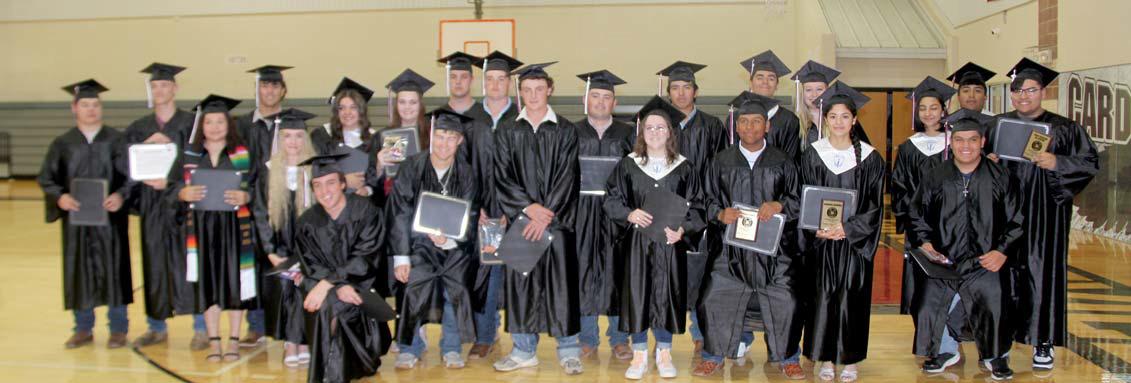 Lingleville High presents academic awards
