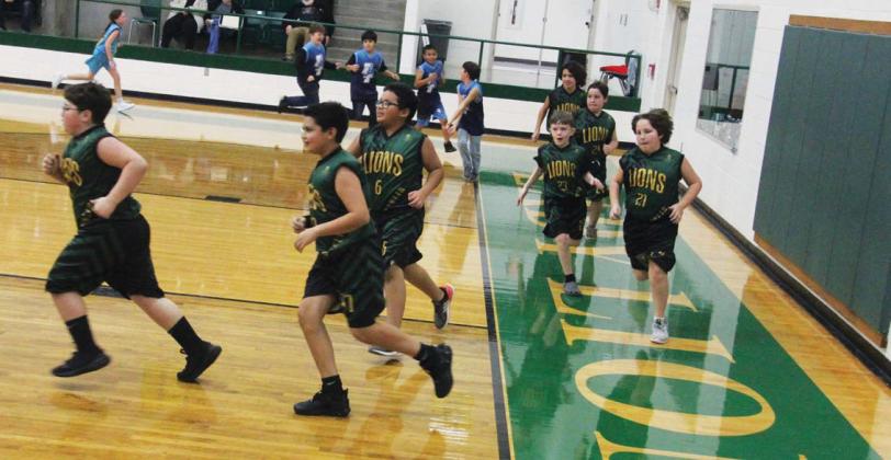 A lot of young Dublin basketball talent rushed into the DHS gym at halftime in the Friday, Jan. 26 home game. Players and coaches for the Dublin Pee Wee Basketball league were on hand as it was announced that the end of season tournament will be held Saturday, Feb. 3 and Sunday, Feb. 4. Paul Gaudette | Citizen staff photos