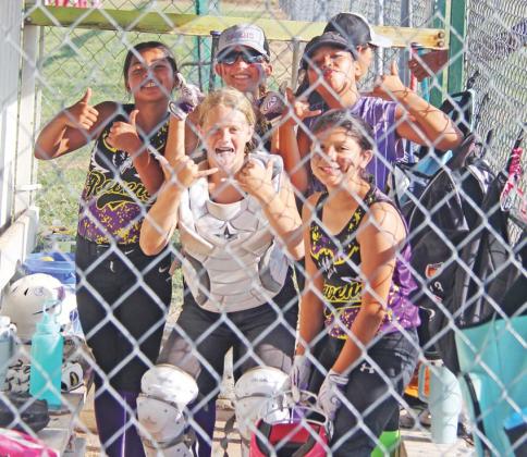 All smiles for Saturday softball
