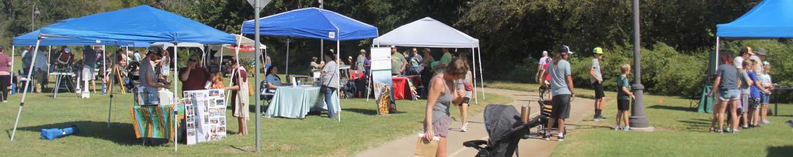 A wide variety of vendors set up at NatureFest 2024 in Stephenville Saturday, Oct. 5. Wyndi Veigel-Gaudette | Citizen staff photo