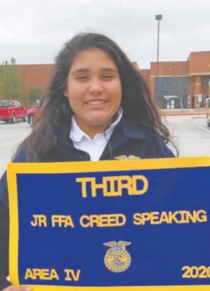 Dublin FFA sending team to state, places high at Area