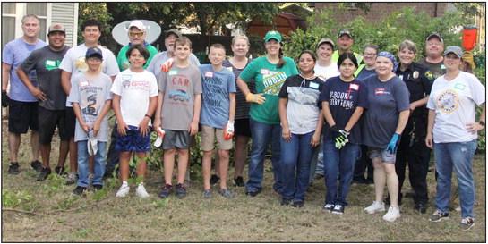 Thirty volunteers assisted with the first Revitalize Dublin project Saturday, Sept. 23. Paul Gaudette | Citizen staff photo