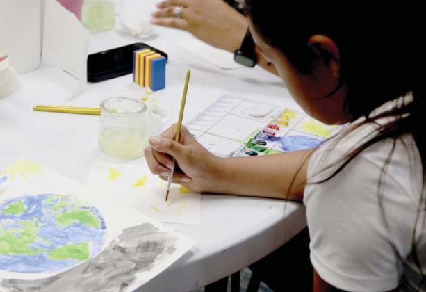 Watercolor Camp makes SPLASH at Dublin Public Library