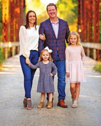 Brandon Huckabee, pictured with wife, Alyssa, and children, Brinley and Ella recently filed to run for Erath County Judge in the March 1, 2022 Republican Primary. | submitted photo