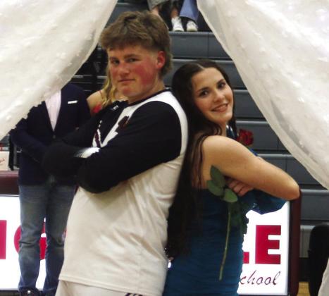 Brody Hurt and Amelia Finney were named Most School Spirited. Paul Gaudette | Citizen staff photo