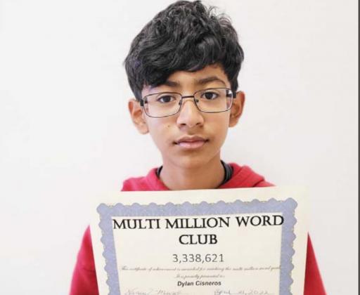 Students make million word milestones