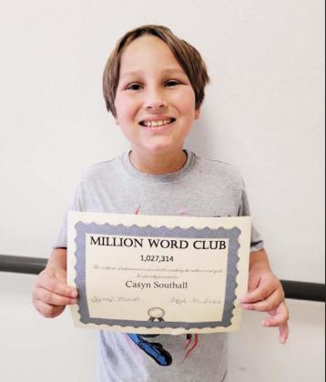 Students make million word milestones