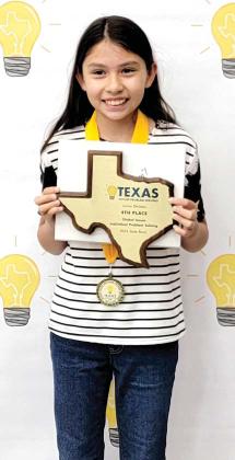 Isabel Puerta placed 4th in state as a junior individual contestant.