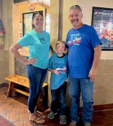 Luke received help from Children’s Miracle Network (Cook Children’s) as he battled cancer. He is now in remission and serves as Dublin Dairy Queen’s Cook Ambassador. Courtesy photo