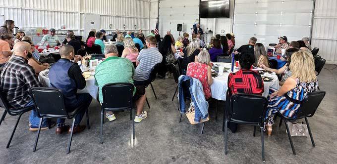 A large number of people attended the Small Business luncheon hosted by the Dublin Chamber of Commerce and the Dublin Rotary Club. Courtesy photo