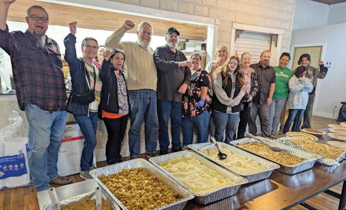 150 fed in community Thanksgivings