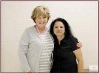 High School Staff Member of the Month Lisa Weaver Presented by DHS Principal Norma Briseno