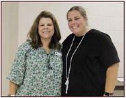 Elementary School Staff Member of the Month Jamie Clark Presented by Principal Brandy Carr