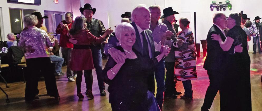 Y? Because The Legacy Center hosts the Second Annual Senior Prom Silver Edition. Erath County Senior Citizens prove dancing isn’t just a ‘young man’s’ game during the event Friday, Jan. 16. Senior Citizens were joined by volunteers from Tarleton and others who made the night one to remember. For more photos see The Dublin Citizen Facebook page. Wyndi Veigel-Gaudette | Citizen staff photo