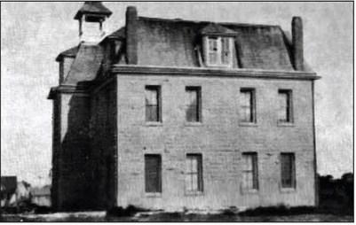 The Zephyr high school was destroyed by the great F-4 tornado that struck the town on May 30, 1909. 34 people were killed by the storm and 70 injured. Courtesy photo