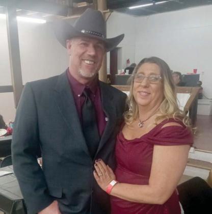 John and Kathy Teague show off their fancy duds at the Boots and Black Tie Ball hosted by Lilly G Arena Productions Saturday, Jan. 17 at Grafton Center. Submitted photo