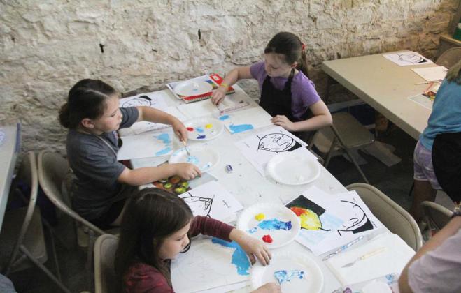 Kids of all ages enjoyed Art Camp hosted by Cross Timbers Fine Arts Council in downtown Stephenville. Wyndi Veigel | Citizen staff photo