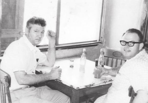 D.A. Simmons and his brother, Carroll