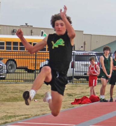 DHS tracksters medal at home