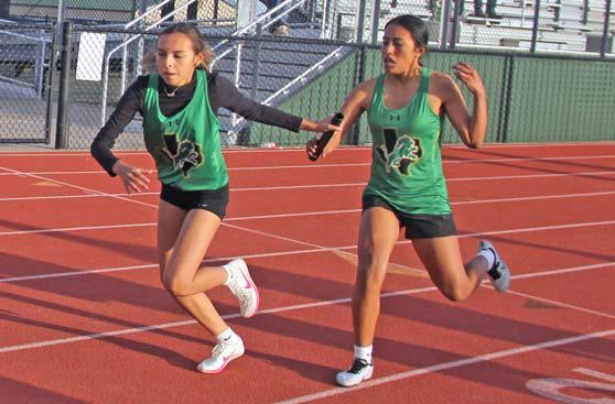 DHS tracksters medal at home