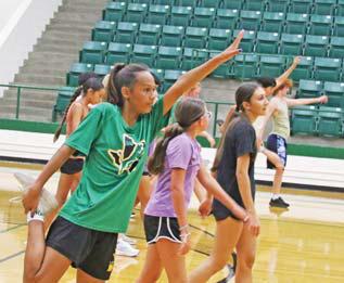 Dublin cross country runners moved their first day of practice indoors Monday