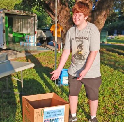 | Submitted photo Dublin Boy Scouts Troops 30 is collecting gently worn, used and new sneakers through Sept. 1 as part of a fundraiser.