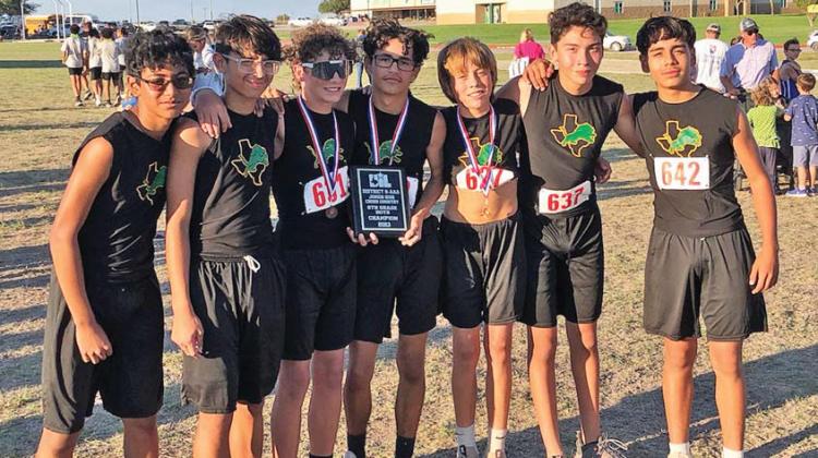 8th XC boys get gold