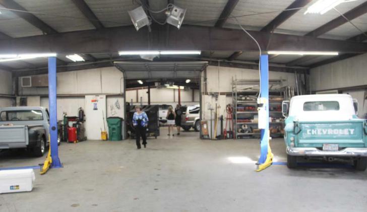 The inside of Dublin Auto Repair showcases a couple of old trucks for the business’ Grand Opening ceremony. The repair shop is located 950 North Patrick and is open Monday through Friday 8 a.m. to 5 p.m. Wyndi Veigel-Gaudette | Citizen staff photo