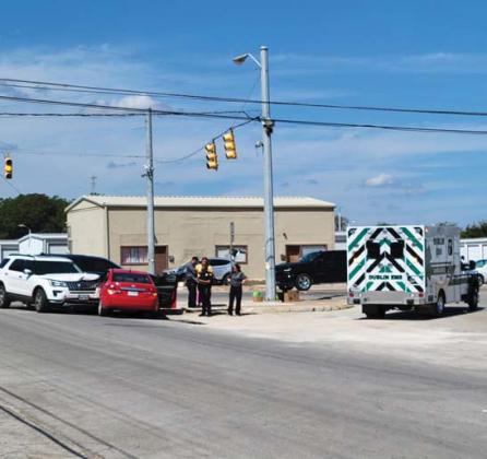 Emergency services responded to a two vehicle accident Saturday, Sept. 30 at the corner of Clinton and Patrick. No one was injured in the wreck. Wyndi Veigel | Citizen staff photo