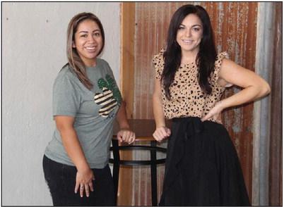 Friends Olivia Garcia and Kayla Conner recently joined forces with their businesses Lucky Nutrition and Southern Sass Hair Salon into a combined location at 117 E. Blackjack in downtown Dublin. Wyndi Veigel | Citizen staff photo