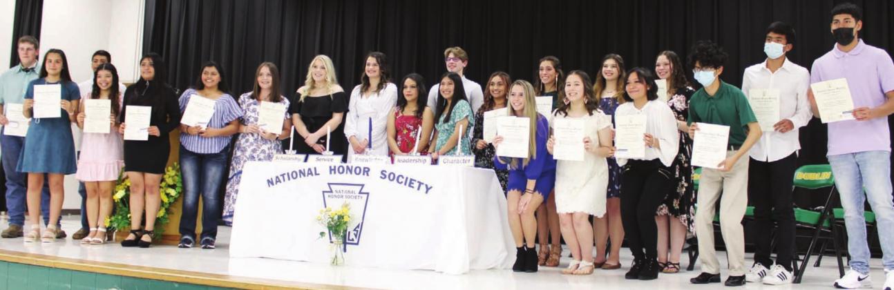 NHS inducts members
